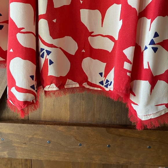 Urban Outfitters Silence + Noise Trapeze Swing Dress with Raw Hem, Small - Picture 5 of 8